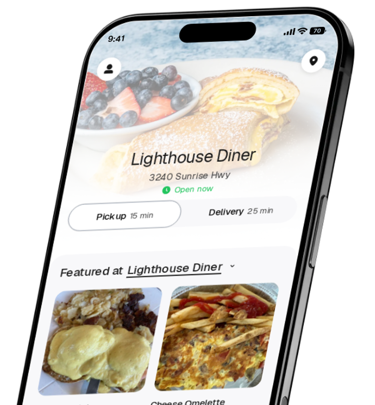 Lighthouse Diner app preview