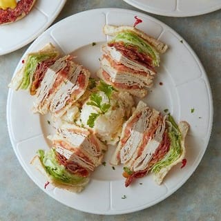 Sliced Turkey (White Meat) and Bacon